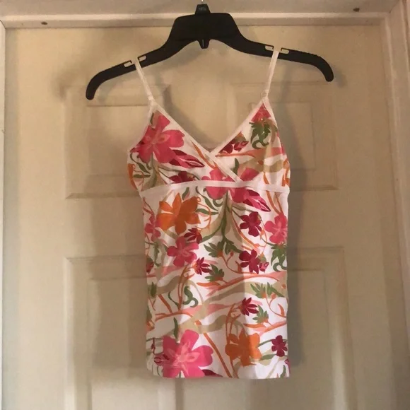 Cute Energie Tank Top Floral Size Small S Camisole - Picture 2 of 4